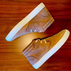 Nisolo Cortez Mid Top Sneaker, Tobacco